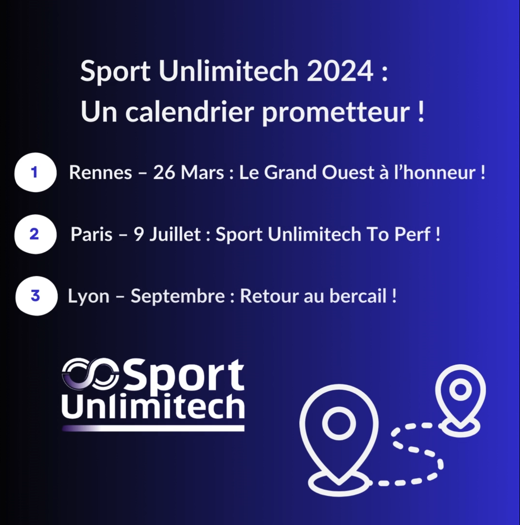 Le calendrier de Sport Unlimitech en 2024